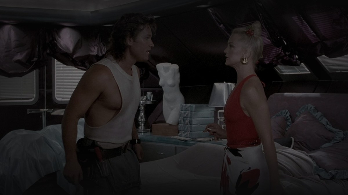 Still from Overboard (1987) — letterboxd still from Overboard (1987), checked against MGM-marked 80s Movie Guide press stills; baked through scripts/bake_dark_photo.py at factor 0.45, output brightness 25.6